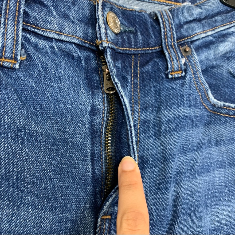 Abercrombie & Fitch The Boyfriend Mid Rise Jean Sz 27/4R - Picture 4 of 7